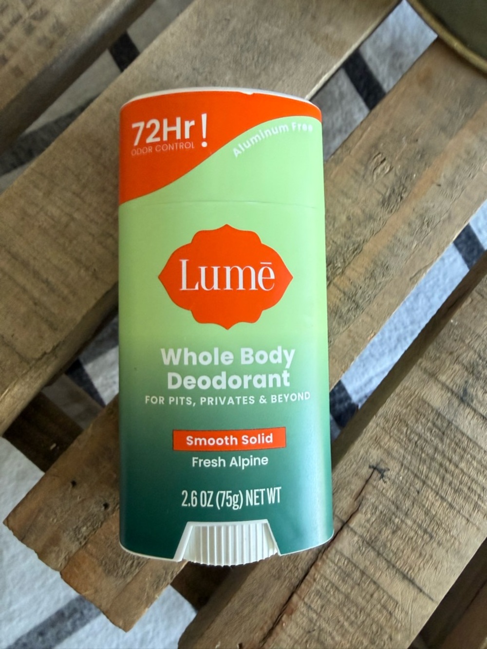 Whole Body Deodorant Smooth Solid - Fresh Alpine